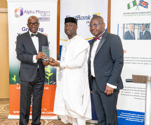 Alpha Morgan Capital Managers Limited honoured at the just concluded Nigeria Independence Day Celebration in the UK by the Nigeria Britian Association.  